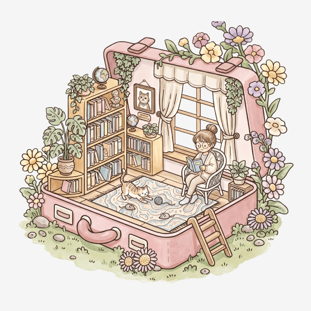 Cozy Coloring Page