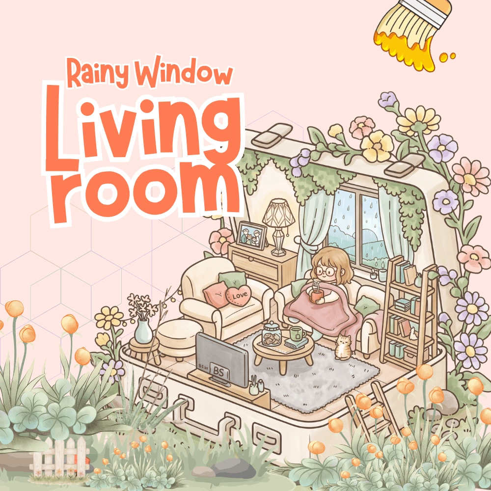 Cozy Coloring Page