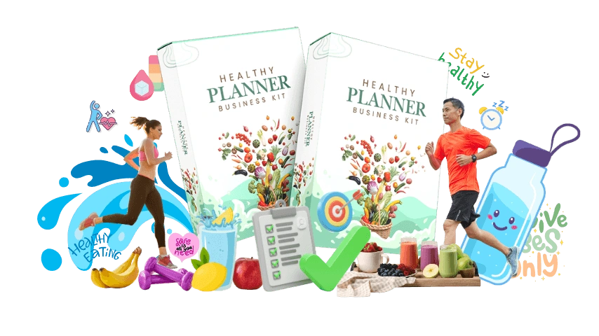 Healthy Planner Templates Preview