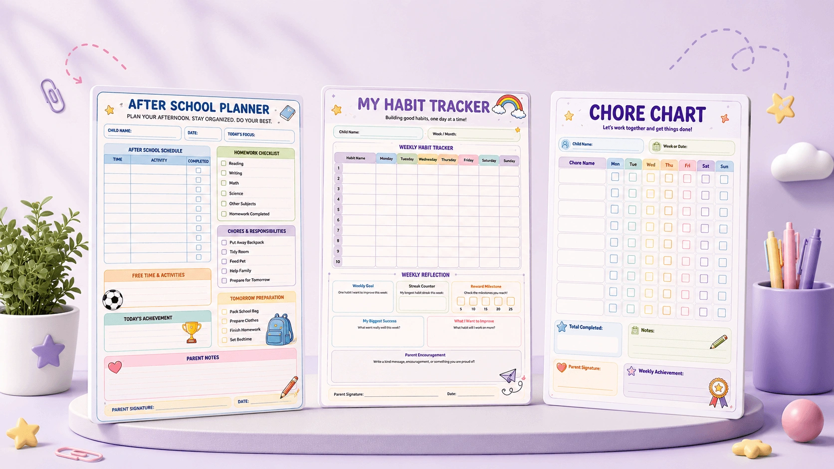 Kids Planner Studio Modules Overview