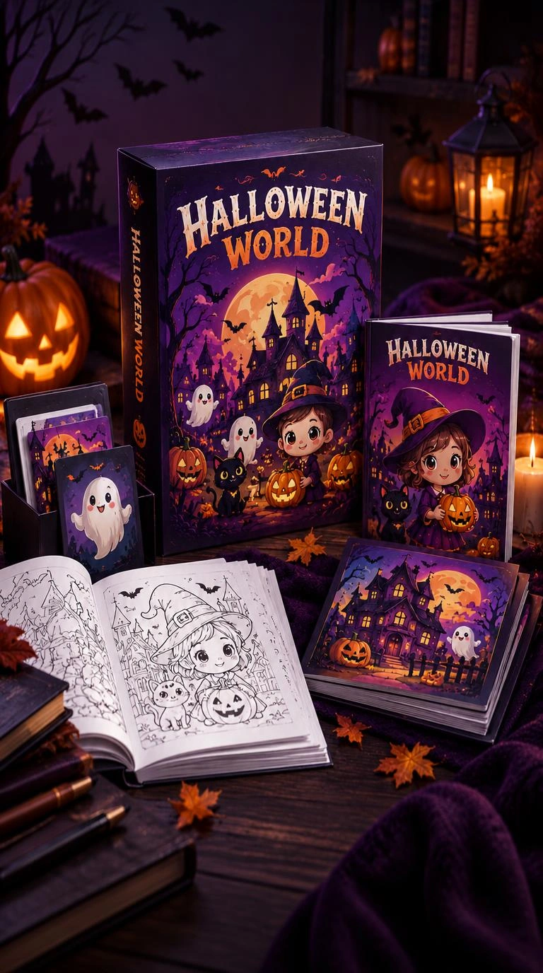 Halloween World product mockup