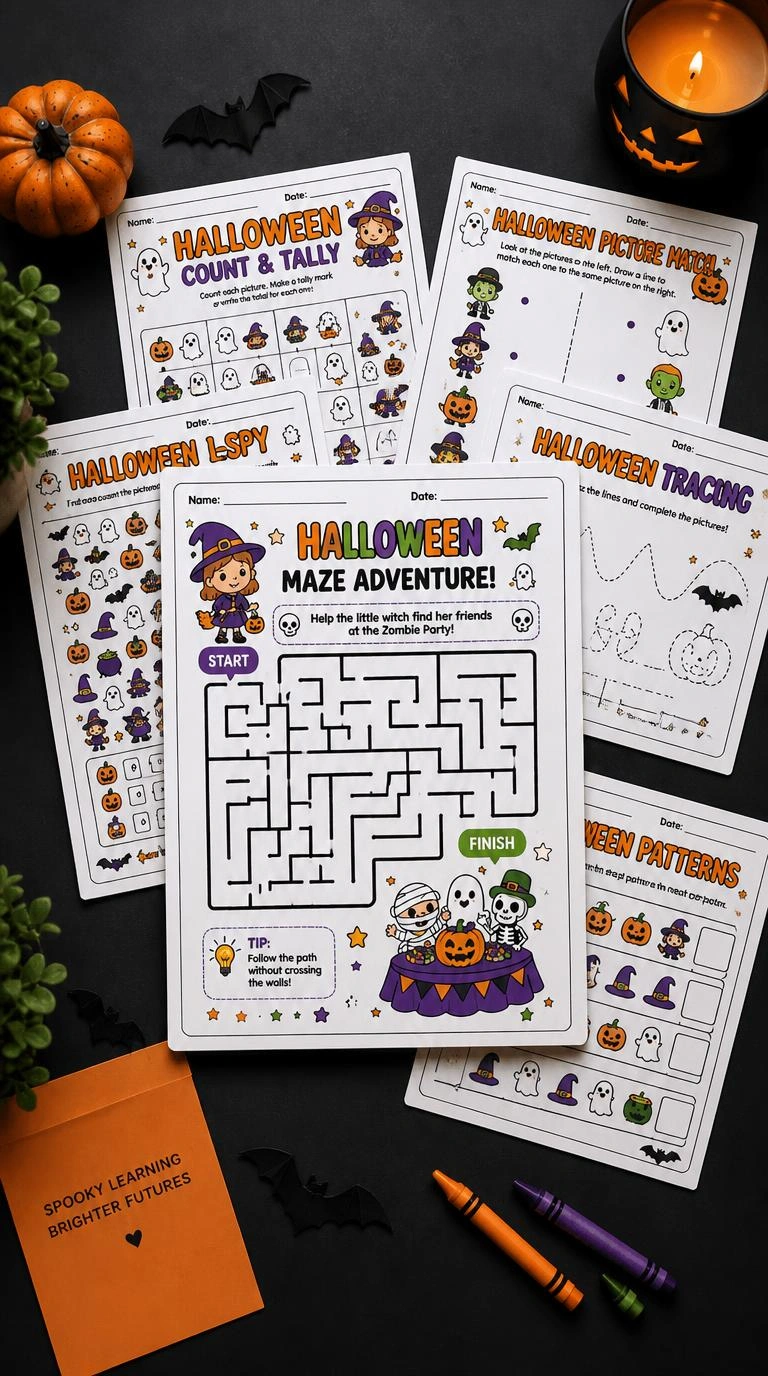 Halloween Activity Page