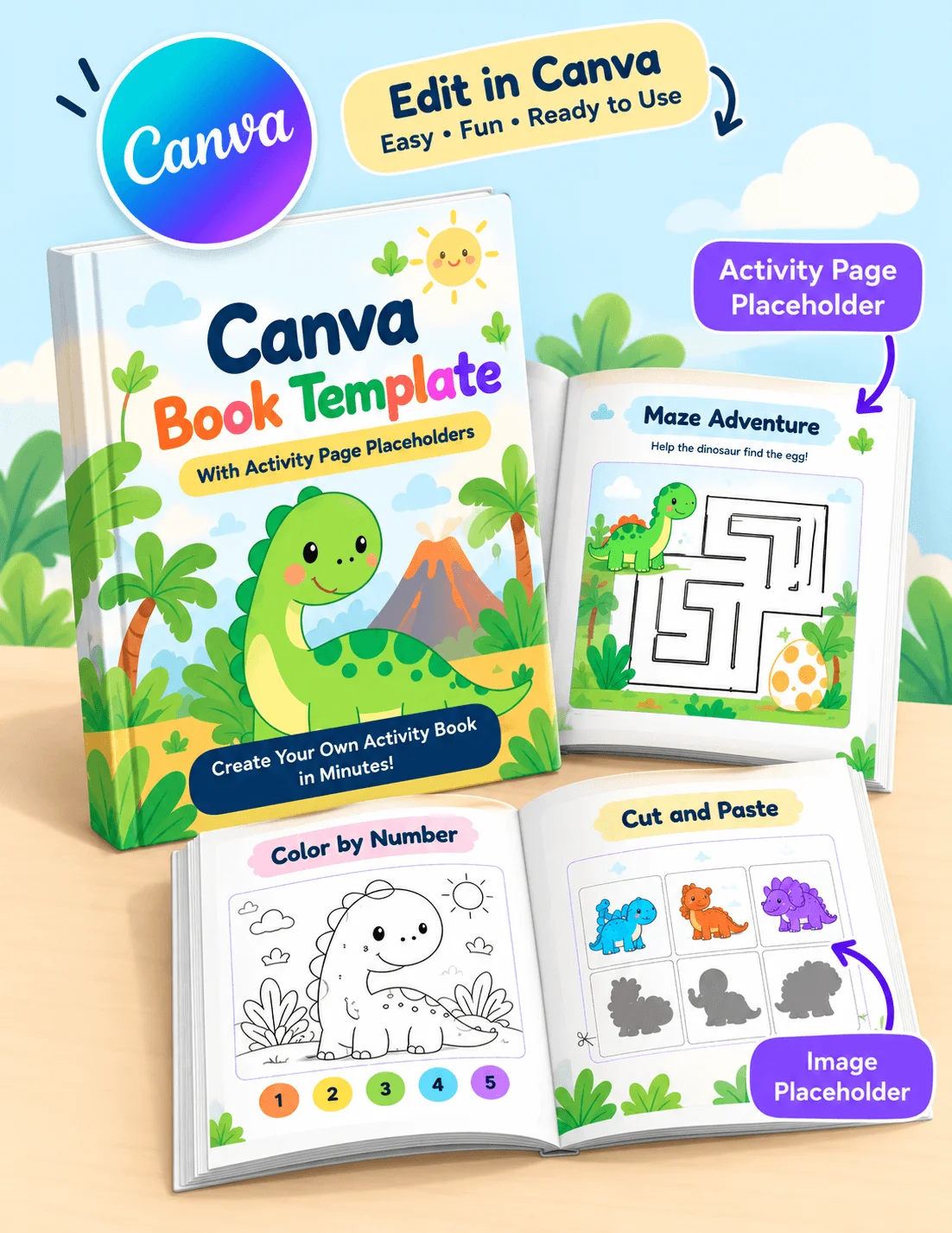 Exclusive Bonus 1 - Canva Book Template