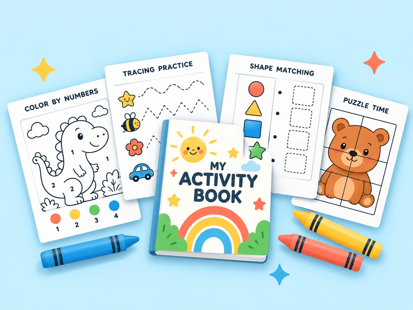 Printable Activity Shop mockup
