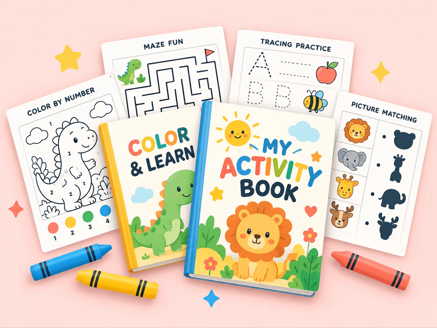 Activity Book Collection mockup