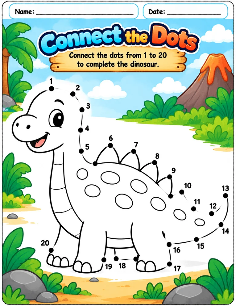 Dot-to-Dot worksheet