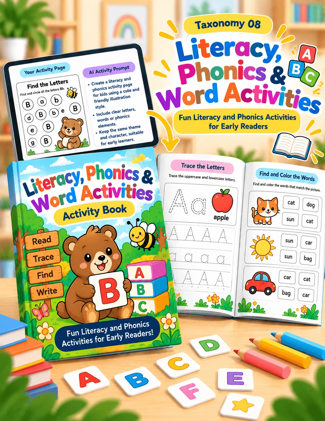 Taxonomy 08 - Literacy, Phonics and Word Activities